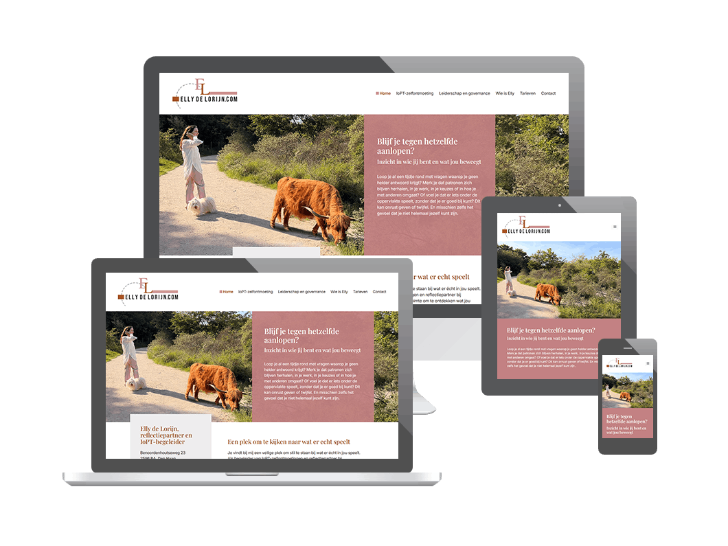 Nieuwe website voor Elly de Lorijn